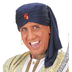Turban Ali Baba modrý