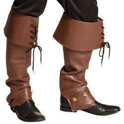 Návlek na boty historický hnědý