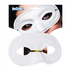 Škraboška domino bílá