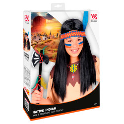 Indiánská paruka pro kluky