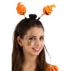 Svítící čelenka dýně