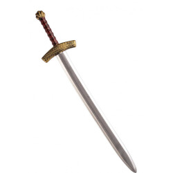 Plastový meč s hnědou rukojetí