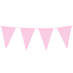 Světle růžová girlanda 10m