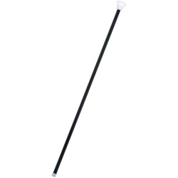 Vycházková hůlka s bílou koncovkou