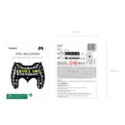 Fóliový balónek Gamepad