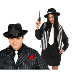 Bílá kravata 45 cm