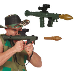 Bazuka s  projektilem