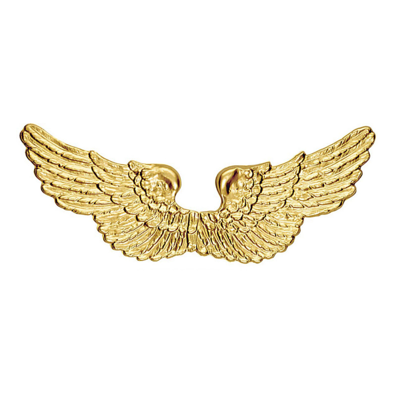Andělská křídla zlatá plastová