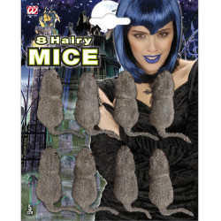 Myšky dekorace 8 ks