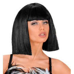 Paruka dámská černá krátká