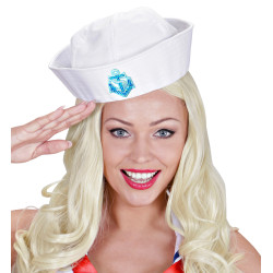 Čepice plavčík bílá