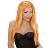 Paruka oranžová dámská dlouhá