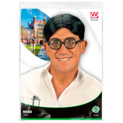 Paruka blbeček pánská černá