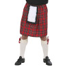 Skotský kostičkovaný kilt velikost M