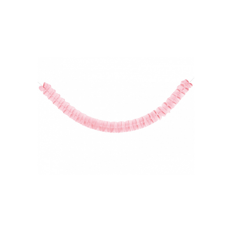 Girlanda růžová svatební