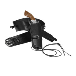 Autentický kovbojský opasek s pouzdrem na kolt