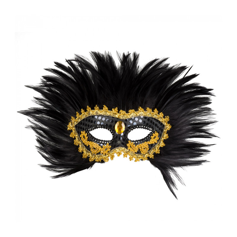 Péřová škraboška královna