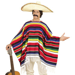 Autentické mexické pončo