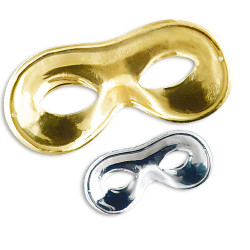 Sada 3 zlatých a 2 stříbrných škrabošek