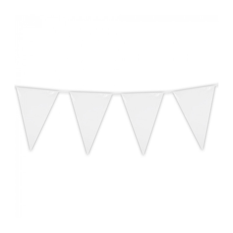 Bílá girlanda 10m