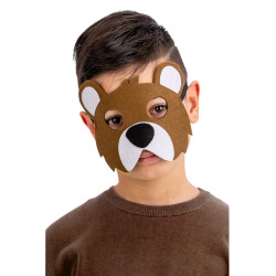 Maska medvěd pro děti
