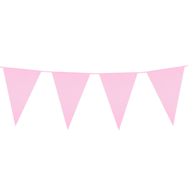 Světle růžová girlanda 10m