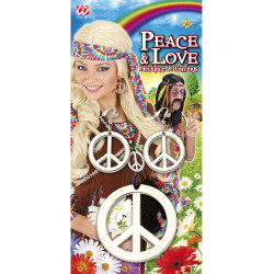 Sada hippie náhrdelník a náušnice