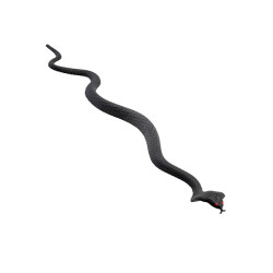 Černá kobra dekorace 50 cm