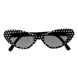 Sada 50. let (šátek, brýle, náhrdelník, náramek, náušnice)