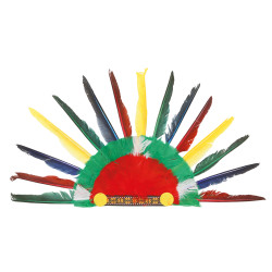 Indiánská péřová čelenka