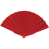 Červený látkový vějíř