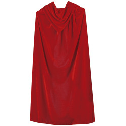 Plášť červený s kapucí 100 cm