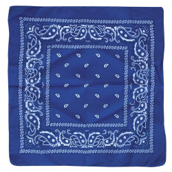 Šátek kovbojský modrá barva