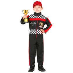 Kostým pilota formule velikost 140