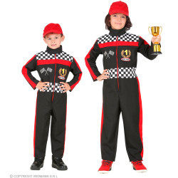 Kostým pilota formule velikost 158