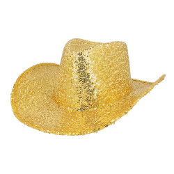 Klobouk rodeo zlatý