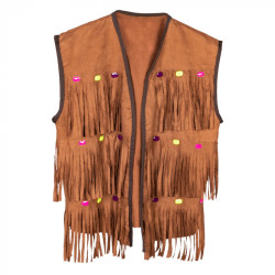 Vesta hippie s třásněmi velikost M/L