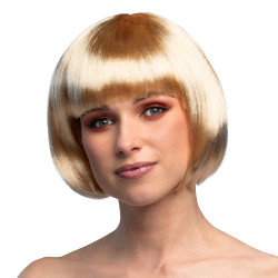 Paruka blond mikádo s ofinou