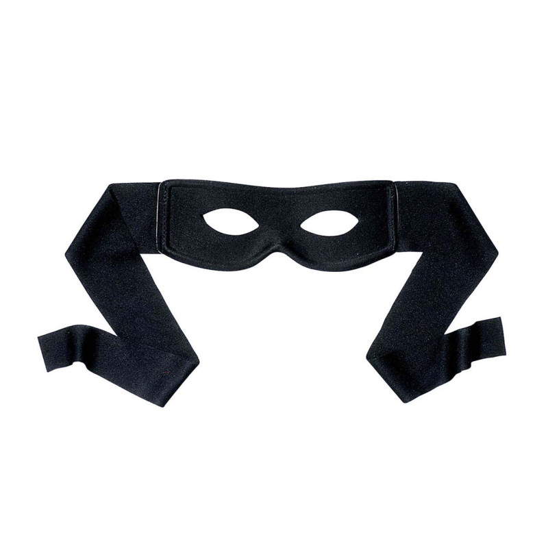 Škraboška bandita černá