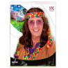 Paruka hippie hnědá dlouhá pánská