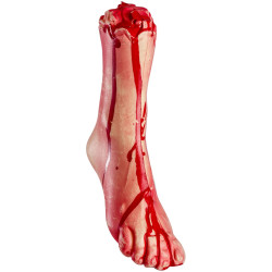 Utržená noha halloweenská dekorace