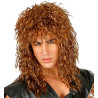 Paruka rocker hnědá 80´léta