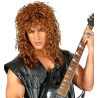 Paruka rocker hnědá 80´léta