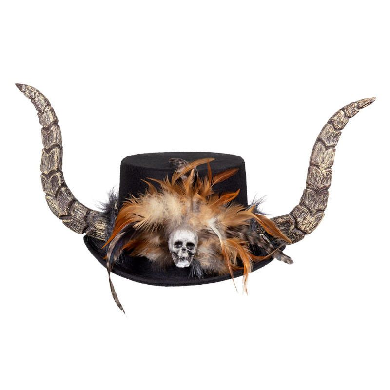Voodoo klobouk s rohy Voodoo klobouk s rohy