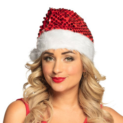 Čepička  Santa flitrová