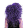 Fialovočerná bohatá čarodějnická paruka