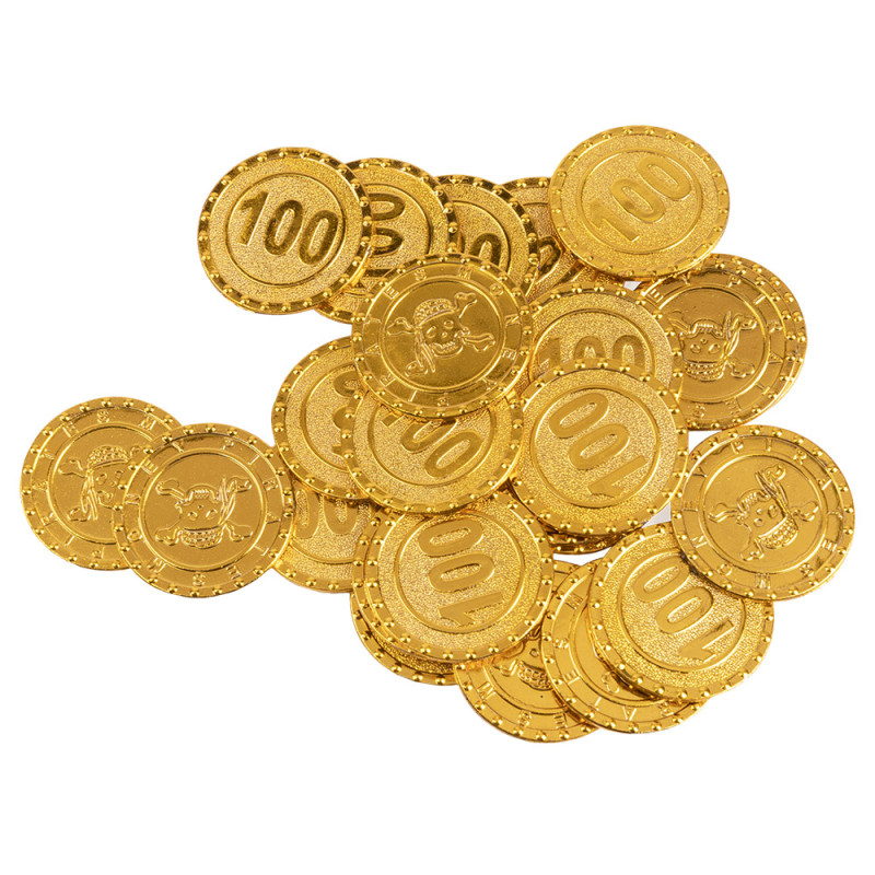 24 zlatých pirátských mincí 24 zlatých pirátských mincí