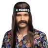 Knír hippie hnědý