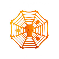 Halloweenský košík 27 cm oranžový
