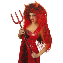 Paruka čert dámská dlouhá